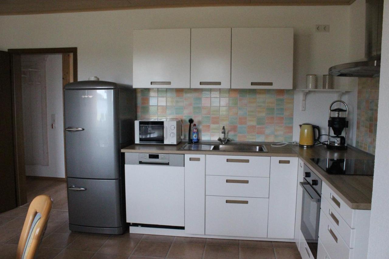 Ferienwohnung Landsburgblick Neuental Buitenkant foto
