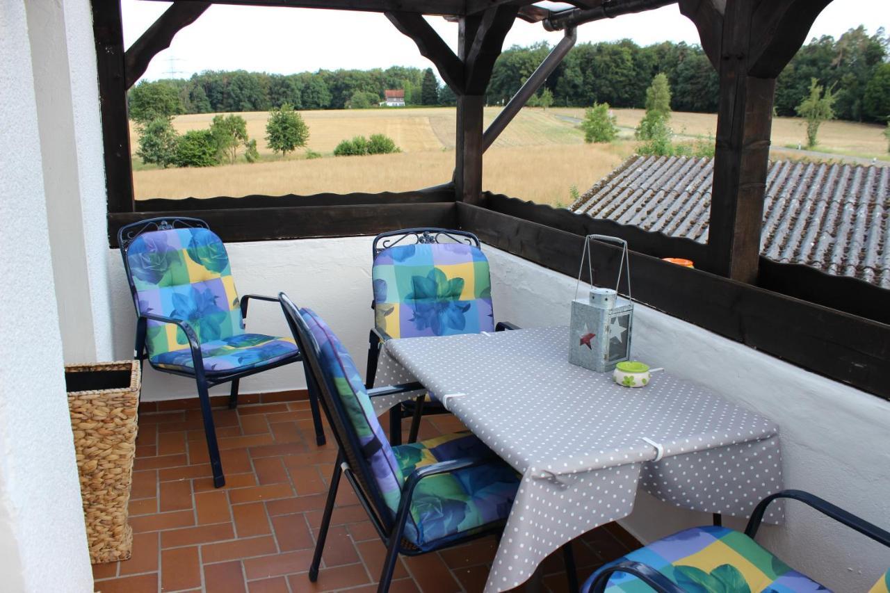 Ferienwohnung Landsburgblick Neuental Buitenkant foto
